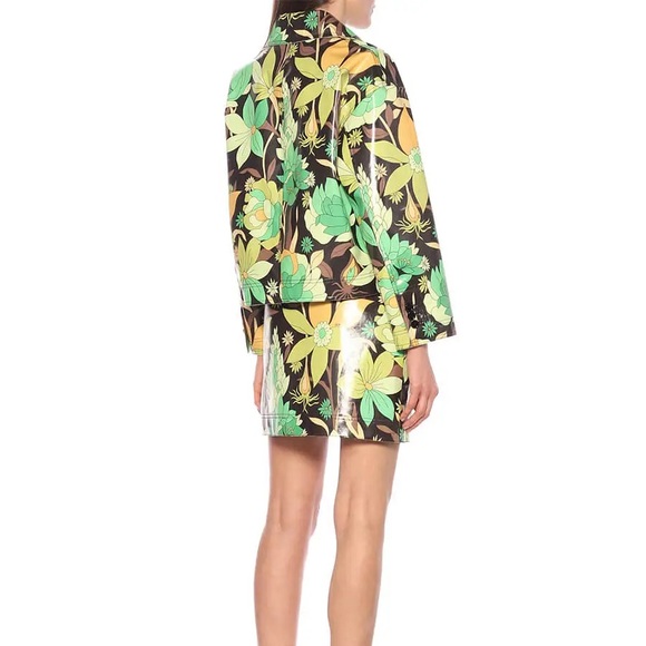 Fendi Double-Breasted Floral-Print Jacket - Picture 2 of 5